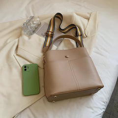 Soft Leather Crossbody Bags for Women Retro Small Tote Messenger Bag