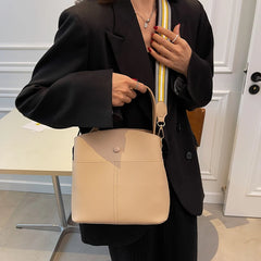 Soft Leather Crossbody Bags for Women Retro Small Tote Messenger Bag