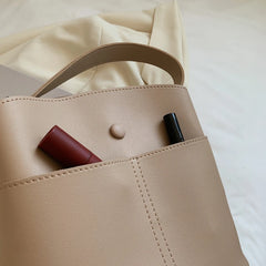 Soft Leather Crossbody Bags for Women Retro Small Tote Messenger Bag