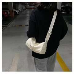 Canvas Crossbody Bag Female Underarm Bags Girl Shoulder Bag