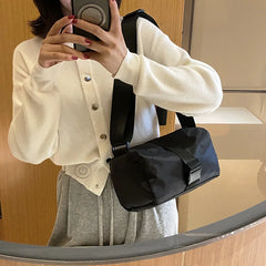 Canvas Crossbody Bag Female Underarm Bags Girl Shoulder Bag