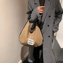 Canvas Hobo Bags for Women Casual Shoulder Bags Handbags Tote Bag
