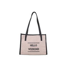 Canvas Shoulder Bag for College Students Women's Tote Bag