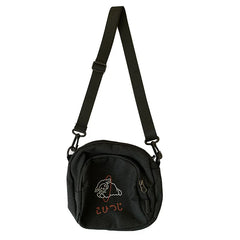 Canvas Small Square Crossbody Bag Retro Female Daily Phone Purse