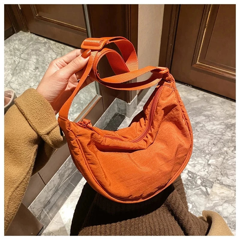 Casual Ladies Nylon Hobos Women's Messenger Travel Large Capacity Tote