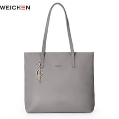 Casual Totes Bag Pu Leather Women Shoulder Handbag Large Capacity Zipper Purse
