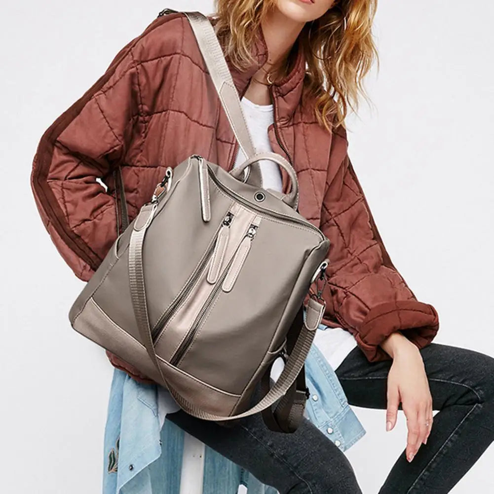 Casual Outdoor Travel Waterproof Oxford Women Backpack