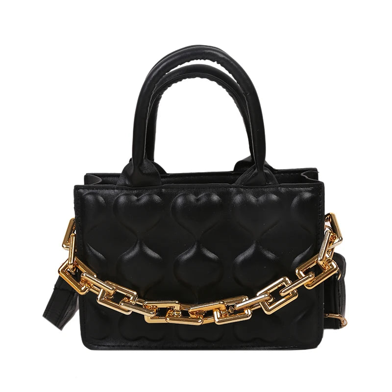 Casual PU Leather Crossbody Bag for Women Soft Solid Shoulder Handbags