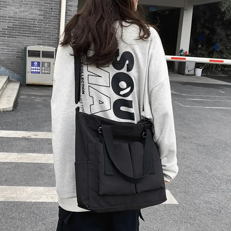 Waterproof Oxford Shoulder Bag for Women Large Capacity Handbag Totes