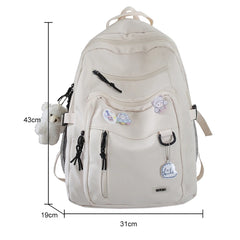 College Backpacks Casual Shoulder Backpack Large Capacity