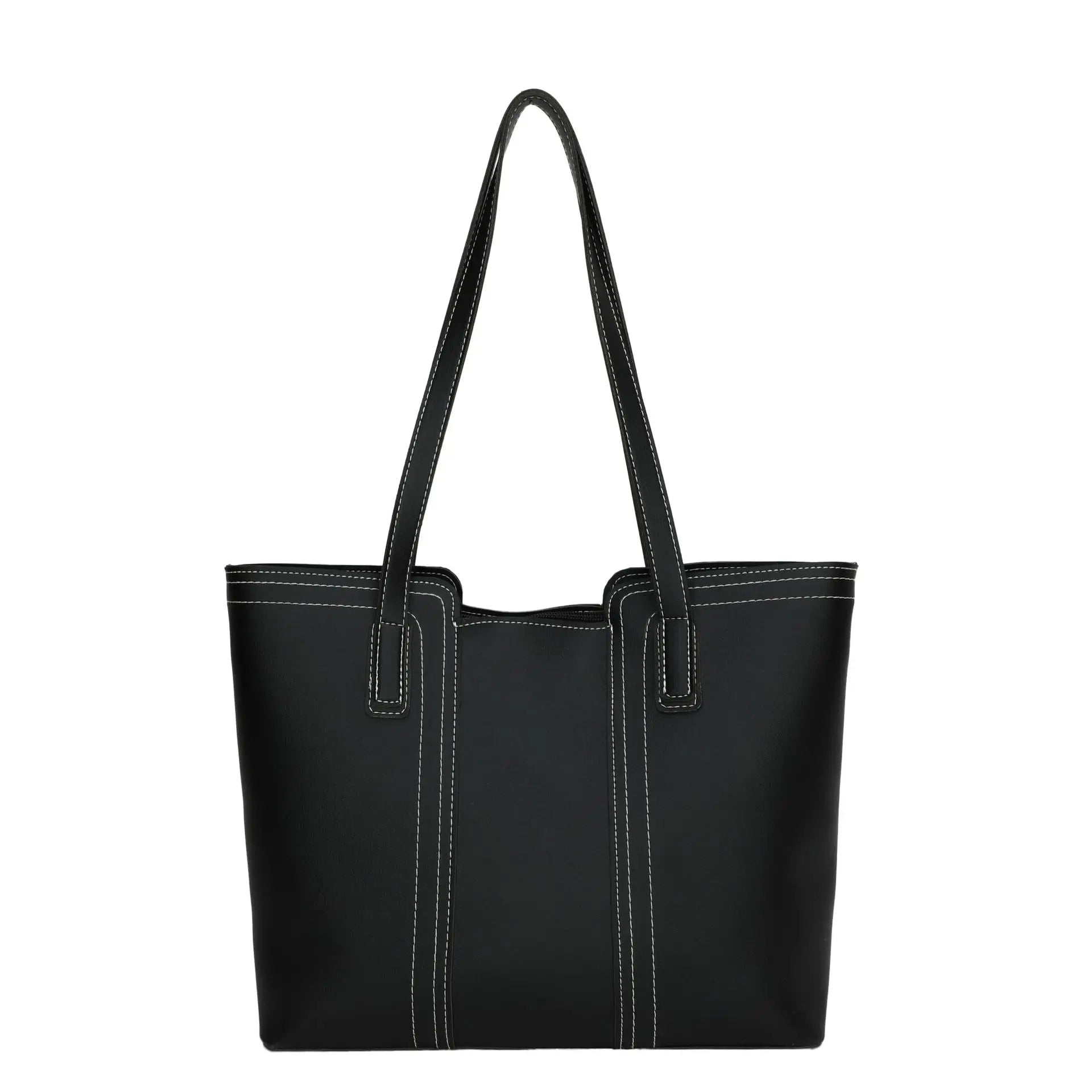 Large Capacity Tote Bags Women's Shoulder Bag Solid Versatile