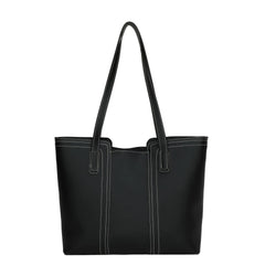 Large Capacity Tote Bags Women's Shoulder Bag Solid Versatile