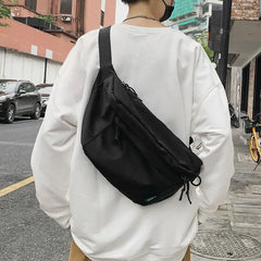 Men's Sports Crossbody Bag Large Capacity Chest Bag