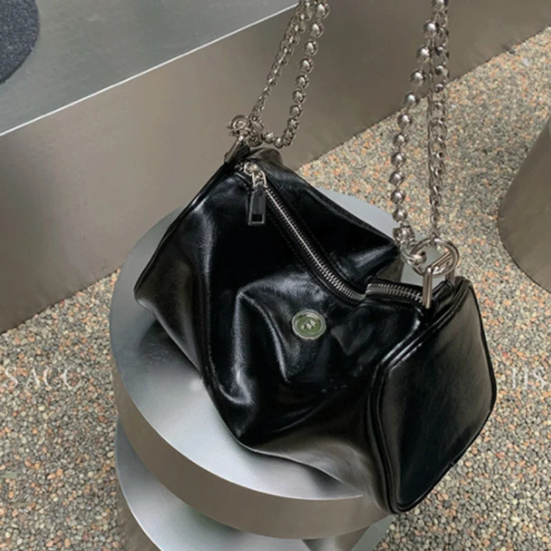 Chain Pillow Bag Shoulder Messenger Bag Women Handbag
