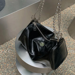 Chain Pillow Bag Shoulder Messenger Bag Women Handbag