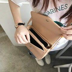 Vintage Pu Leather Small Shoulder Crossbody Bag Ladies Phone Satchels Female Pur