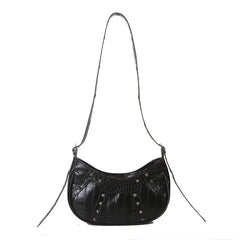 Vintage Leather Hobos Shoulder Bag for Women