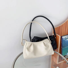 Women's Small Shoulder Crossbody Bag Soft PU Leather Ladies Underarm Purse Handb