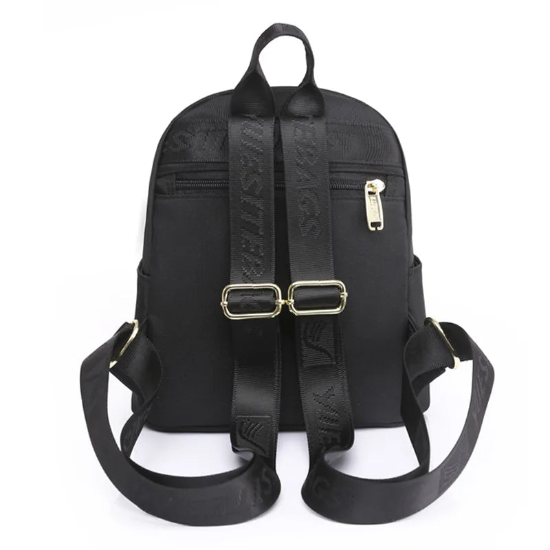 Women Small Travel Backpack High Soft Oxford Women Shoulder Bag Girls Schoolbag