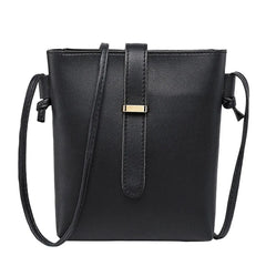 Leather Bucket Bag Women Shoulder Handbag Crossbody Tote