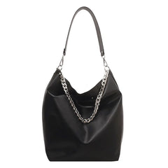 PU Leather Women's Handbags Casual Ladies Female Big Bucket Shoulder Bag
