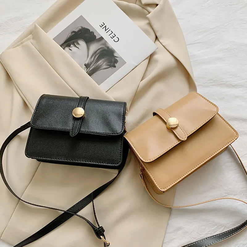 High Quality Leather Shoulder Bag Women Crossbody Messenger Bag