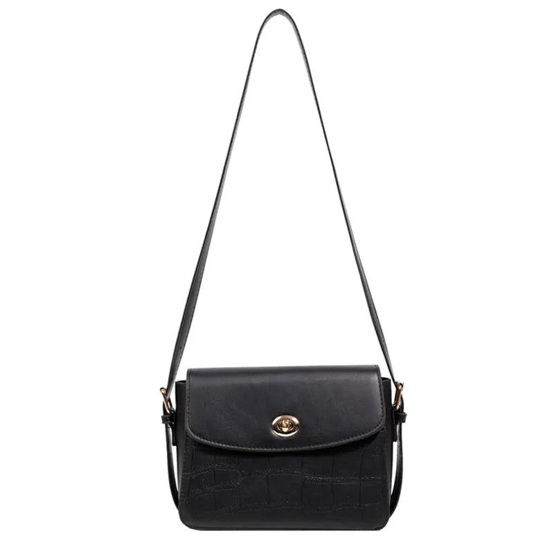 Small Square Handbag for Women PU Shoulder Bag Crossbody Purse