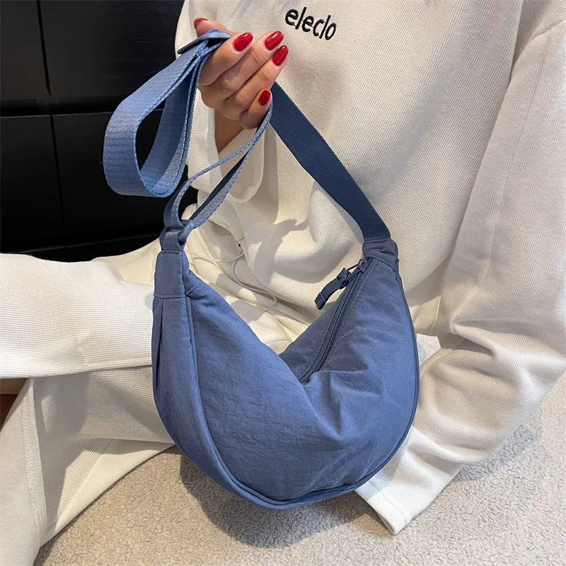 Female Girls Purse Cloth Shoulder Bag Solid Women Messenger Bag Handbag Small Ho