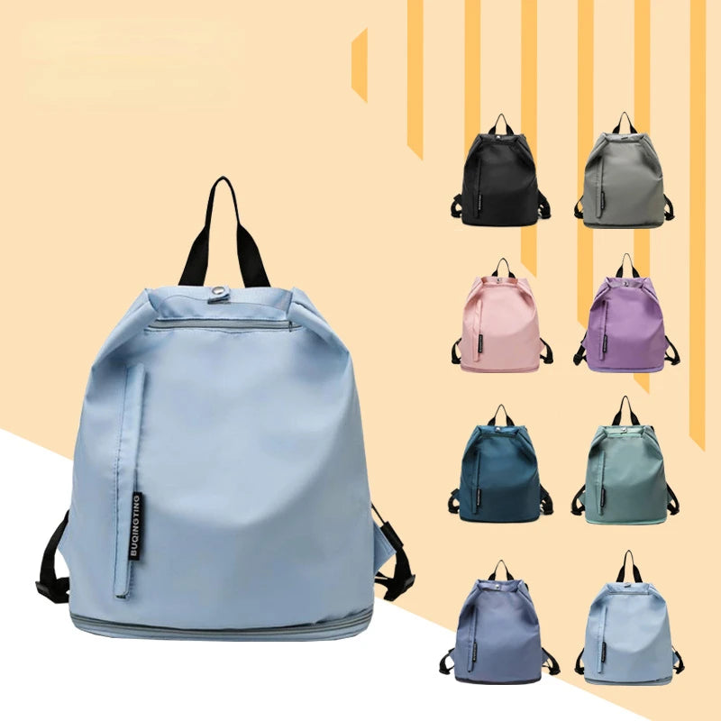 Waterproof Sports Backpack Dry Wet Separation Bag