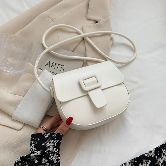Small Leather Crossbody Bag Vintage Shoulder Handbags for Girls
