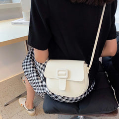 Small Leather Crossbody Bag Vintage Shoulder Handbags for Girls