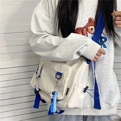 Harajuku Teen Girls Schoolbag Messenger Bag Waterproof Shoulder Ladies
