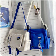 Harajuku Teen Girls Schoolbag Messenger Bag Waterproof Shoulder Ladies