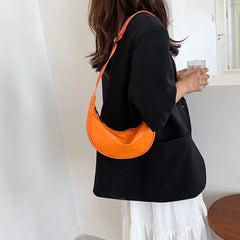 Hobos Bag PU Leather Women's Handbag Crossbody Bag Zipper Clutch Sac Femme
