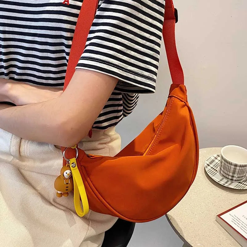 Hobos Women's Shoulder Bag Nylon Crossbody Handbag