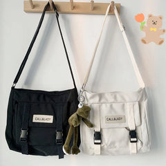 Japanese Messenger Bag Student Nylon Waterproof Canvas Bag Crossbody Bags