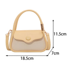 Khaki Women's Shoulder Bag Small Flap Crossbody Bag