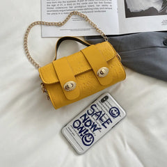 Small Square Women PU Leather Handbags Shoulder Bag Summer Female Candy Mess