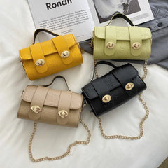 Small Square Women PU Leather Handbags Shoulder Bag Summer Female Candy Mess