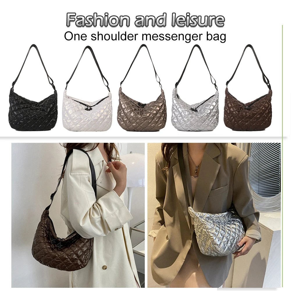 Quilted Purses Handbags for Women Large Travel Girl Satchel