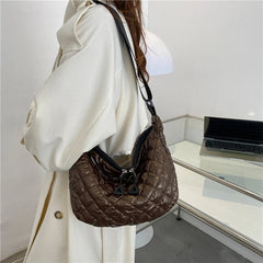 Quilted Purses Handbags for Women Large Travel Girl Satchel