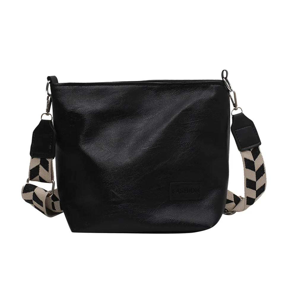 Large Capacity Shoulder Satchel Women Crossbody Bucket Bag