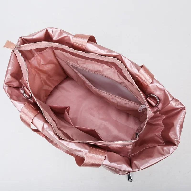 Waterproof Travel Luggage Bag for Women, Large Capacity Shoulder Tote