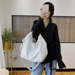 Large Capacity Half Moon Crossbody Bag for Women
