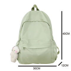 Nylon Student Backpack Women School Bags Teen Girls Harajuku Female Bag