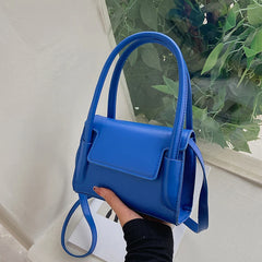 Macaron Clutch Purse Women Handbag Square Flap Top Handle Crossbody Bag