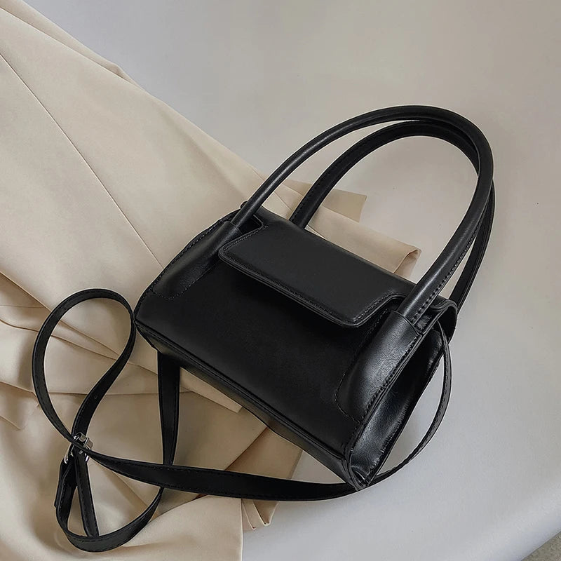 Macaron Clutch Purse Women Handbag Square Flap Top Handle Crossbody Bag