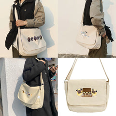 Cartoon Printed Envelope Bag Sweet Student Girl Tote Shoulder Bags