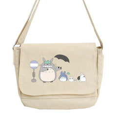 Cartoon Printed Envelope Bag Sweet Student Girl Tote Shoulder Bags