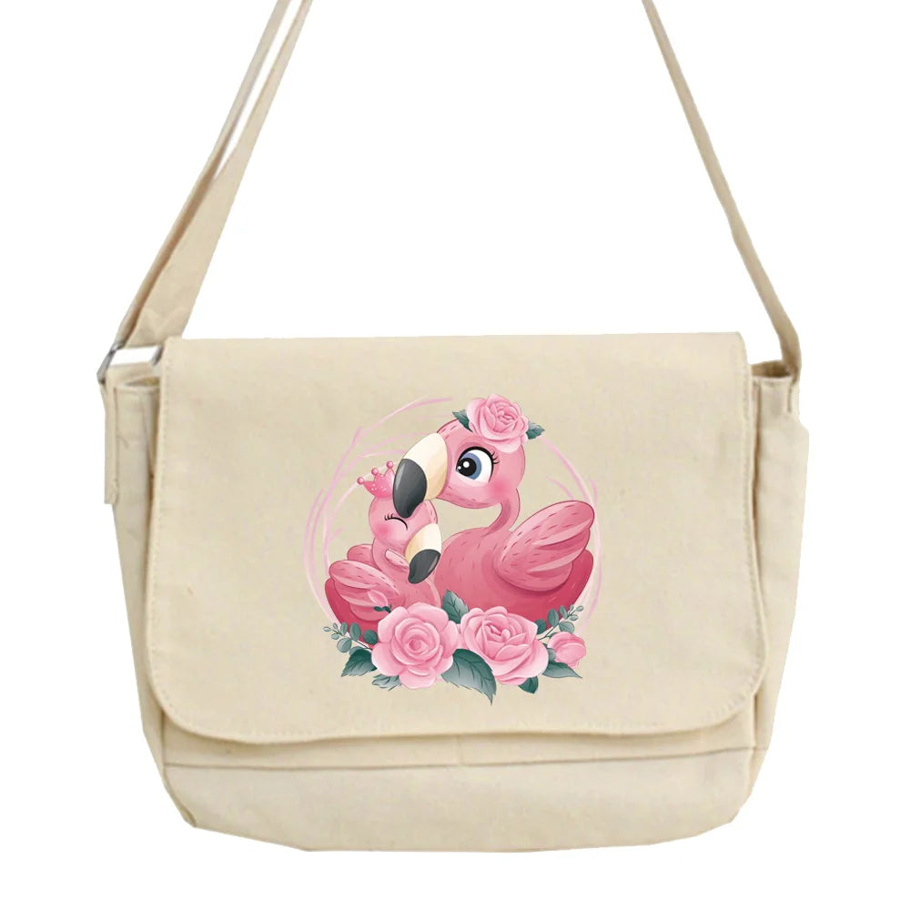 Flamingo Envelope Bag Sweet Cartoon Tote Shoulder Crossbody Bags